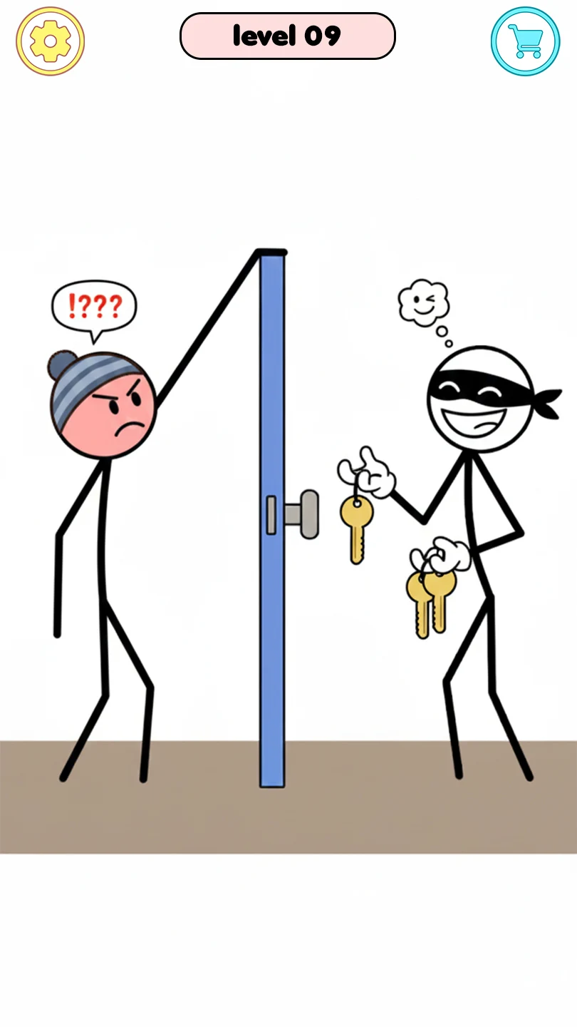 Thief Stick Heist Robbery Game screenshot